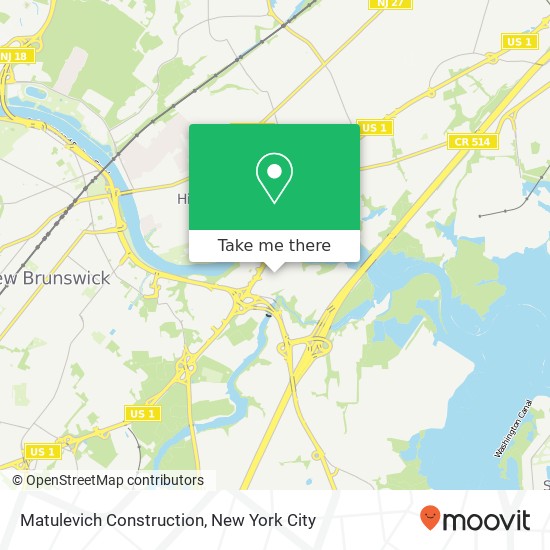 Matulevich Construction map