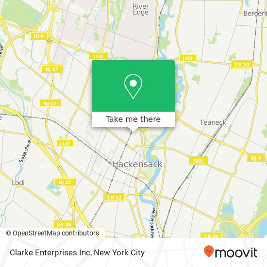Clarke Enterprises Inc map