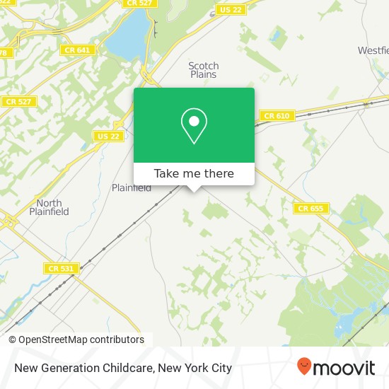 New Generation Childcare map