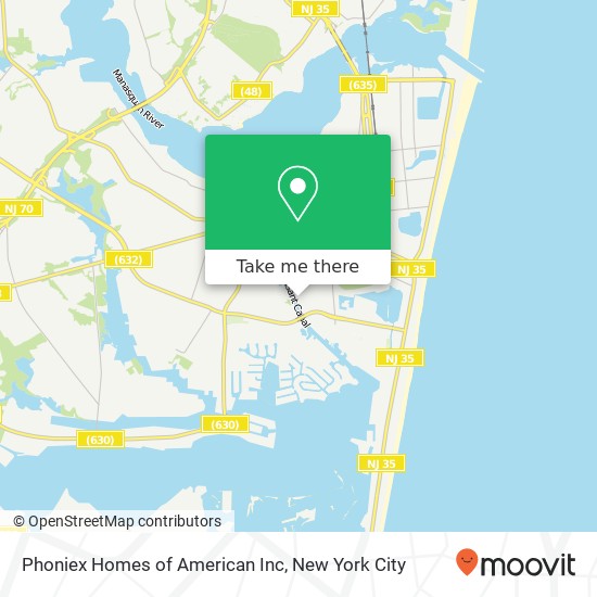 Mapa de Phoniex Homes of American Inc