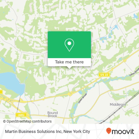 Martin Business Solutions Inc map