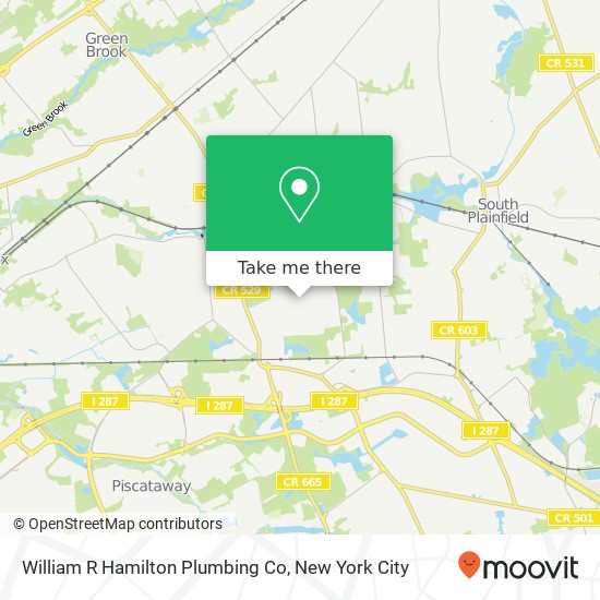 Mapa de William R Hamilton Plumbing Co