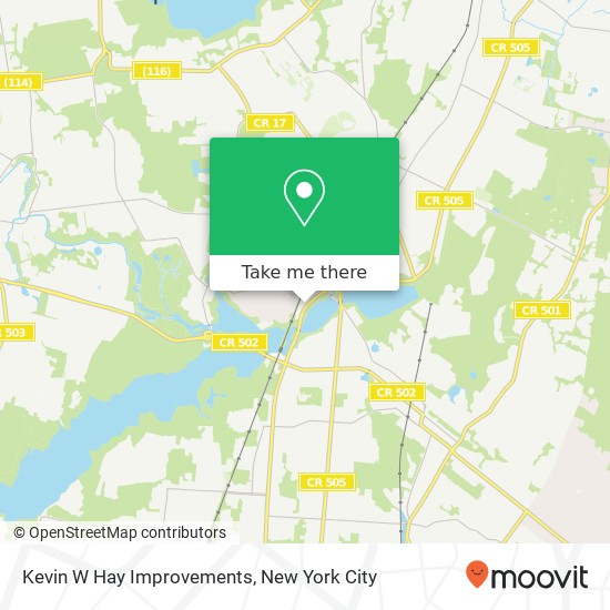 Mapa de Kevin W Hay Improvements