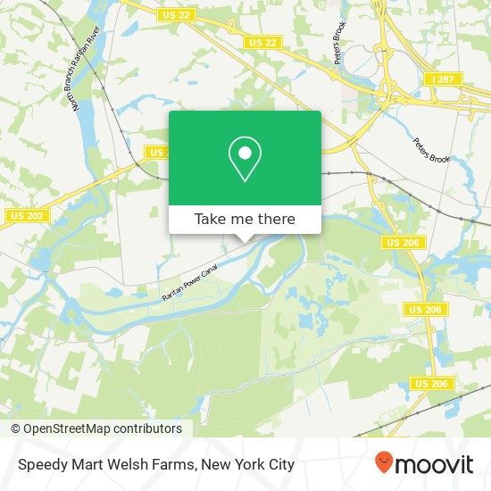 Speedy Mart Welsh Farms map