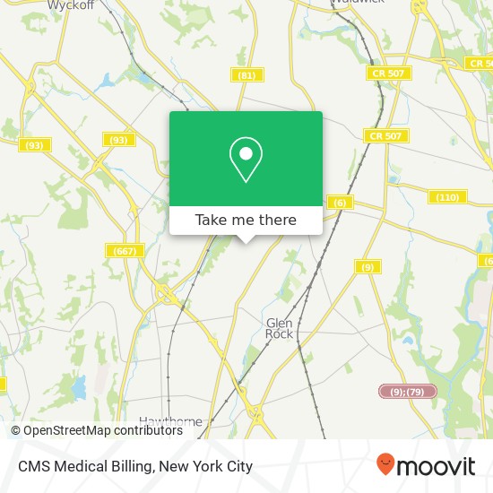 CMS Medical Billing map