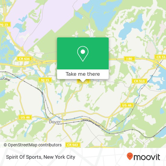 Spirit Of Sports map