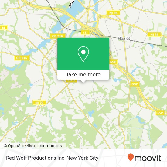 Red Wolf Productions Inc map