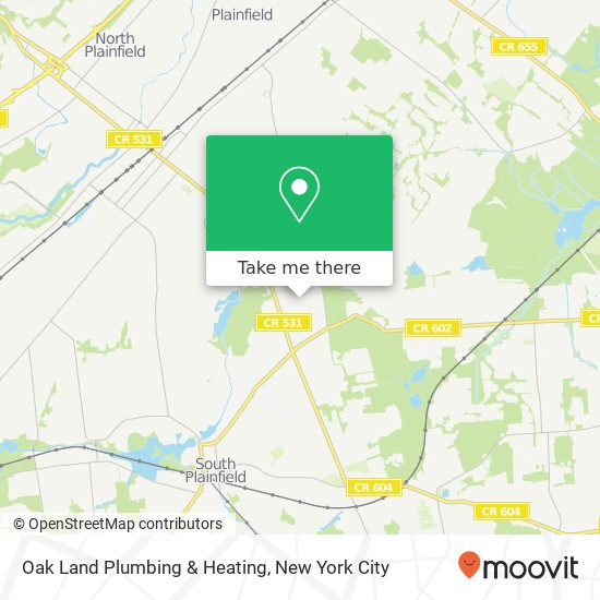 Mapa de Oak Land Plumbing & Heating