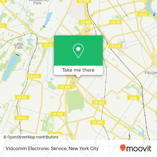 Mapa de Vidcomm Electronic Service