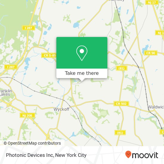 Photonic Devices Inc map