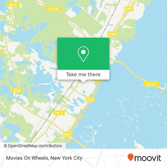 Movies On Wheels map