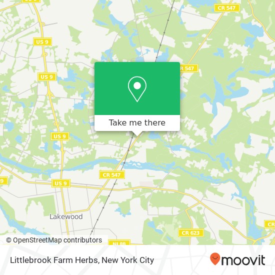 Littlebrook Farm Herbs map