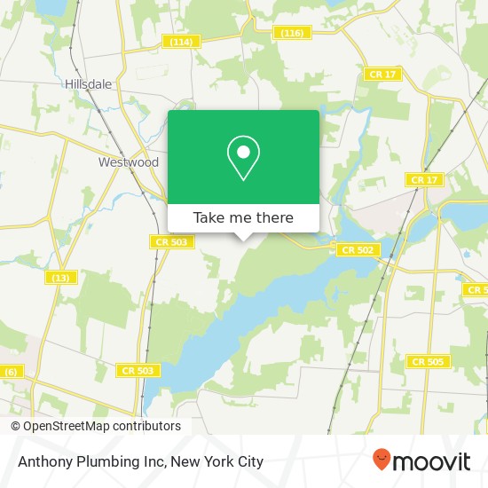 Mapa de Anthony Plumbing Inc