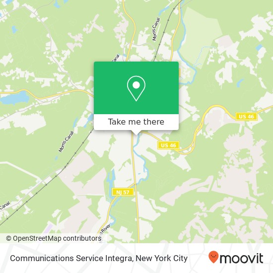 Communications Service Integra map