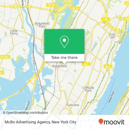 Mapa de McBn Advertising Agency