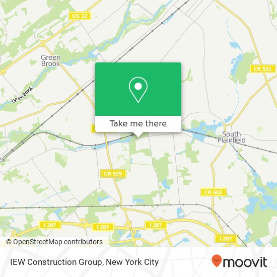 Mapa de IEW Construction Group