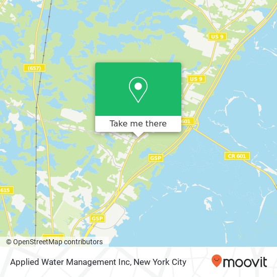 Mapa de Applied Water Management Inc