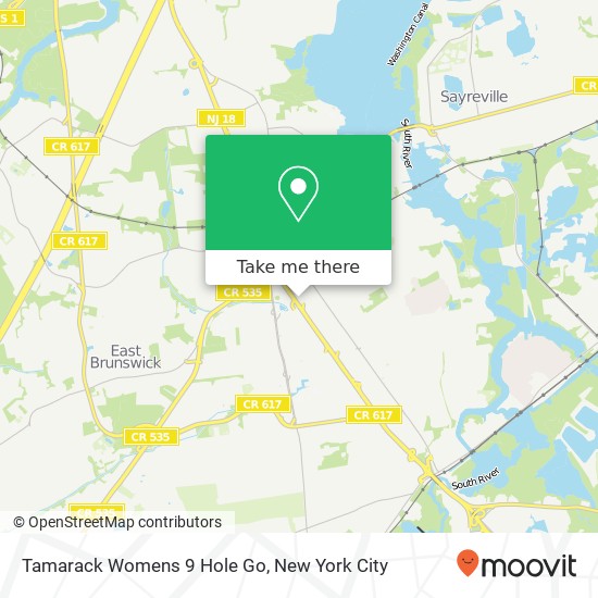 Tamarack Womens 9 Hole Go map