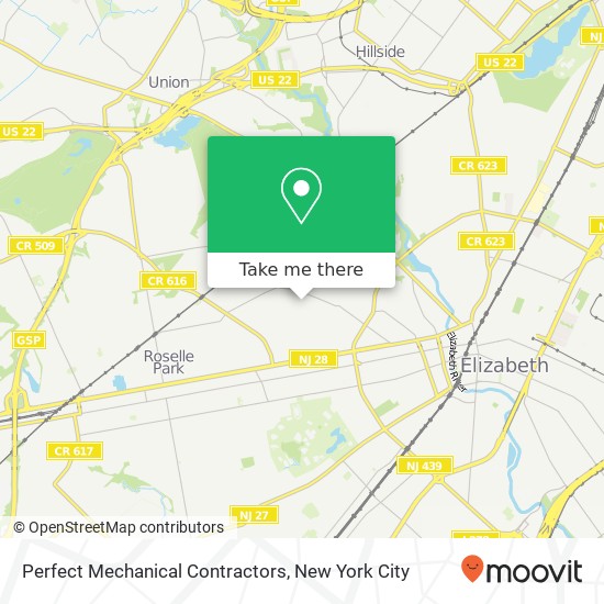Perfect Mechanical Contractors map