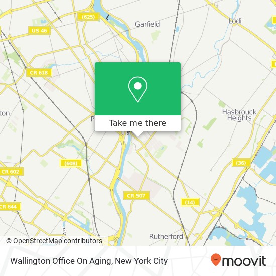 Mapa de Wallington Office On Aging