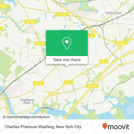 Mapa de Charlies Pressure Washing