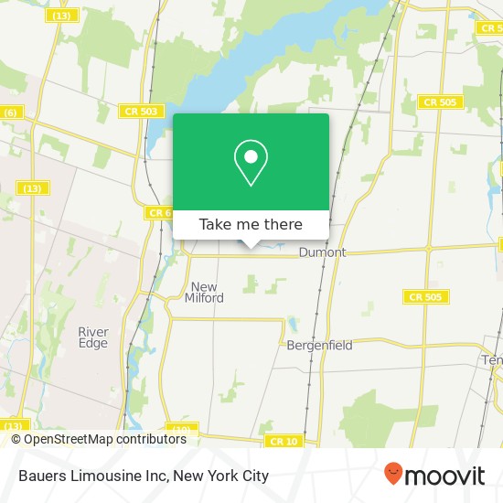 Bauers Limousine Inc map