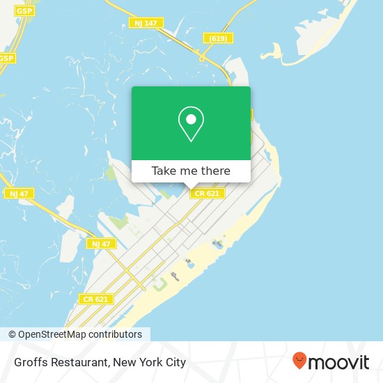 Mapa de Groffs Restaurant