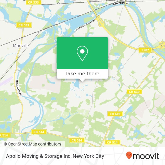 Mapa de Apollo Moving & Storage Inc