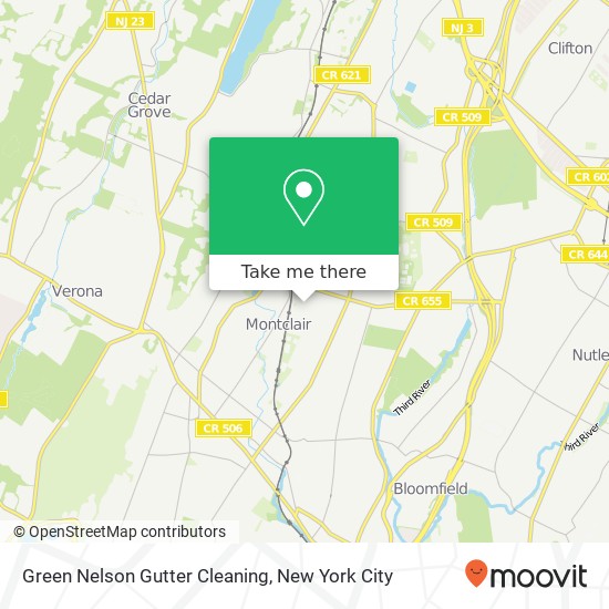 Mapa de Green Nelson Gutter Cleaning