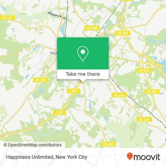 Happiness Unlimited map