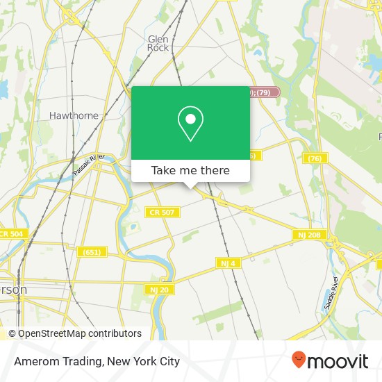 Amerom Trading map