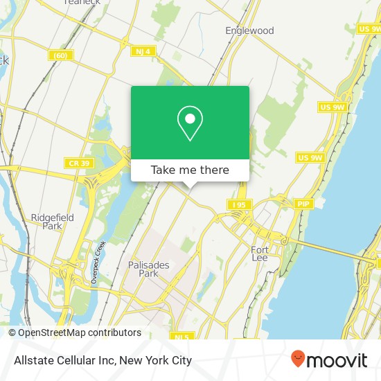 Allstate Cellular Inc map