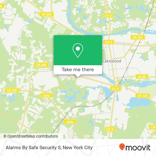 Mapa de Alarms By Safe Security S
