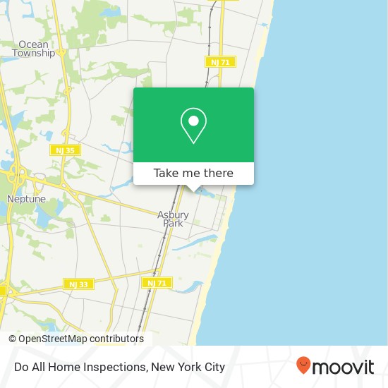 Do All Home Inspections map