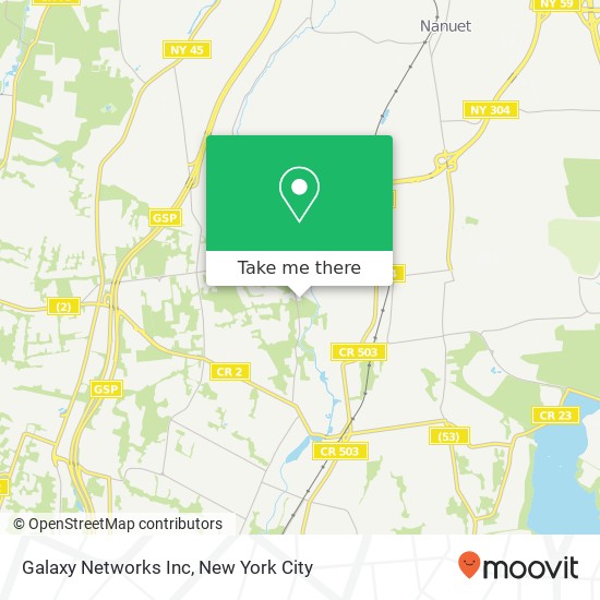 Mapa de Galaxy Networks Inc