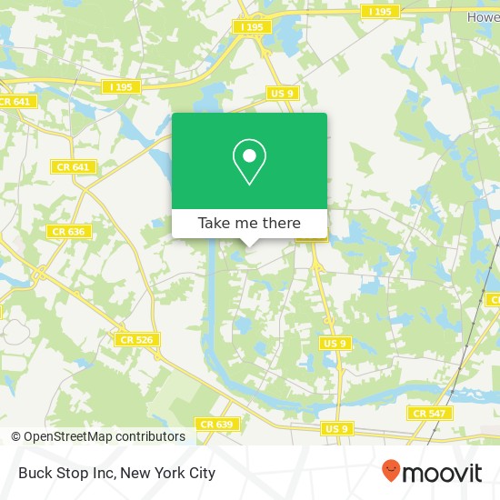 Buck Stop Inc map