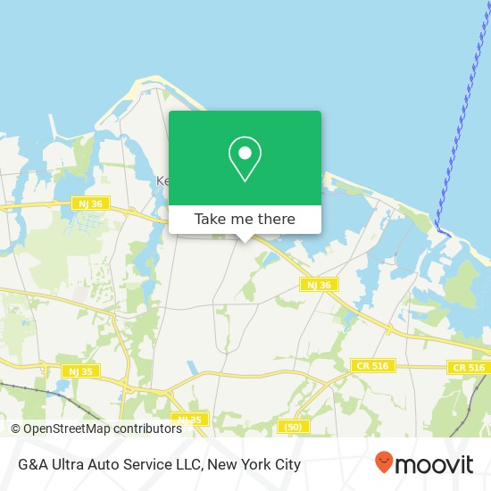 G&A Ultra Auto Service LLC map