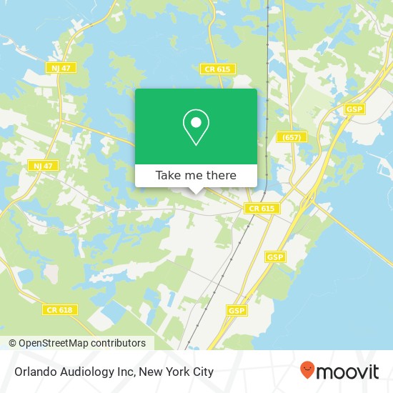 Orlando Audiology Inc map
