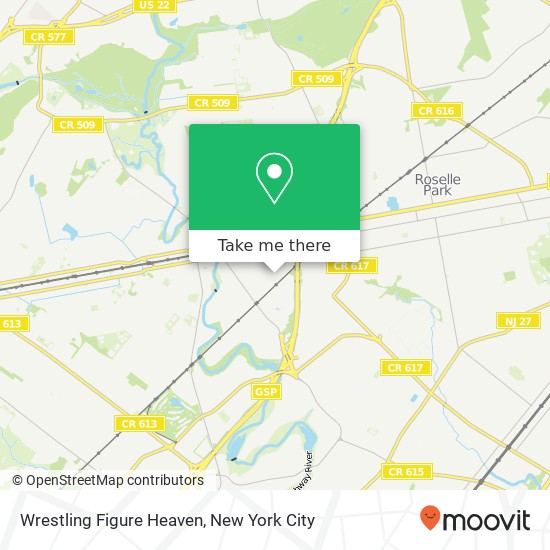 Mapa de Wrestling Figure Heaven