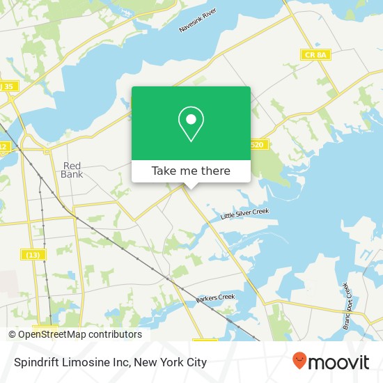 Mapa de Spindrift Limosine Inc