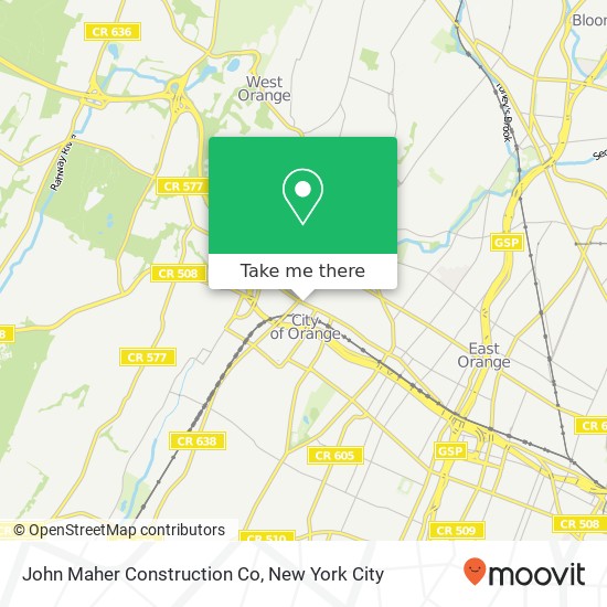 Mapa de John Maher Construction Co