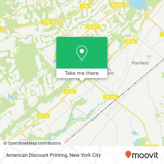 American Discount Printing map