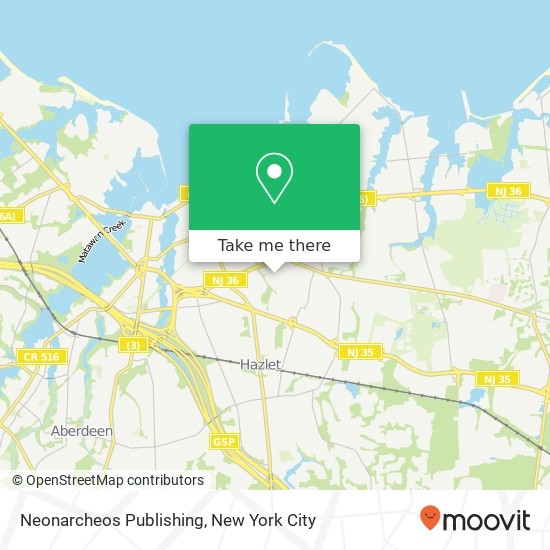 Neonarcheos Publishing map