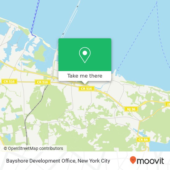 Bayshore Development Office map