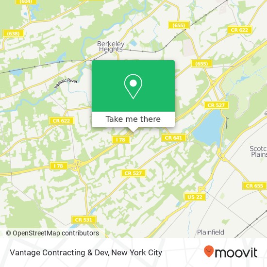 Mapa de Vantage Contracting & Dev