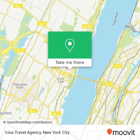 Irina Travel Agency map
