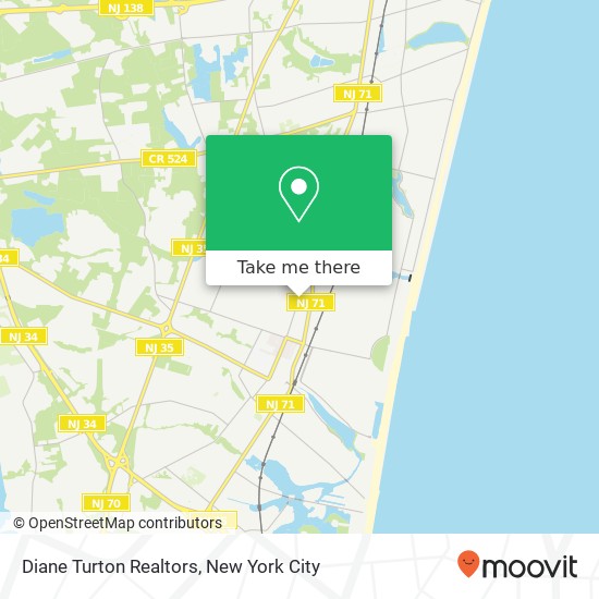 Diane Turton Realtors map