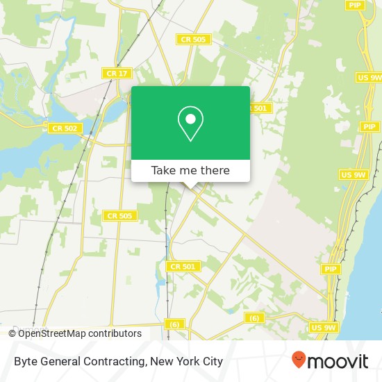 Byte General Contracting map