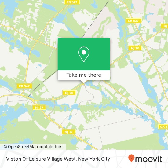 Viston Of Leisure Village West map
