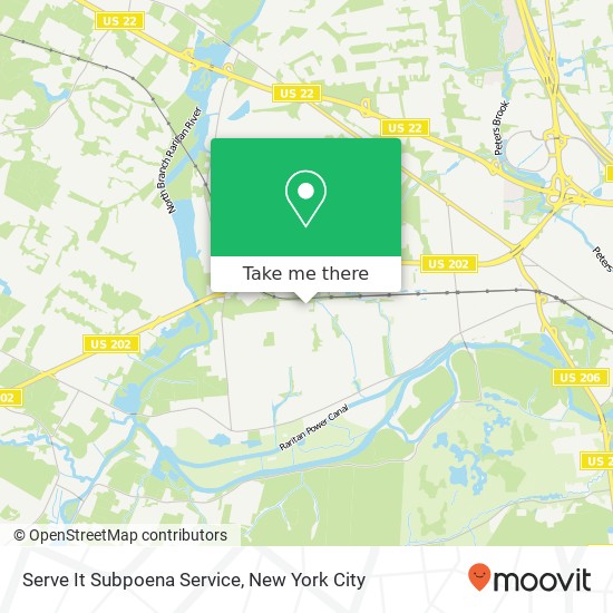 Mapa de Serve It Subpoena Service